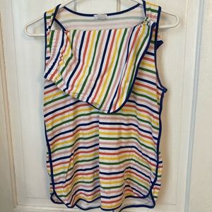 Lake Pajamas Pima Tank Short Set Small